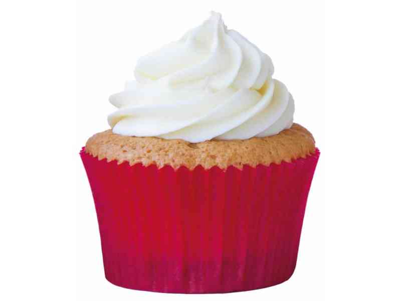 Imagem de Forminha Cupcake Impermeável Vermelha Nº0 45 UND - MAGO